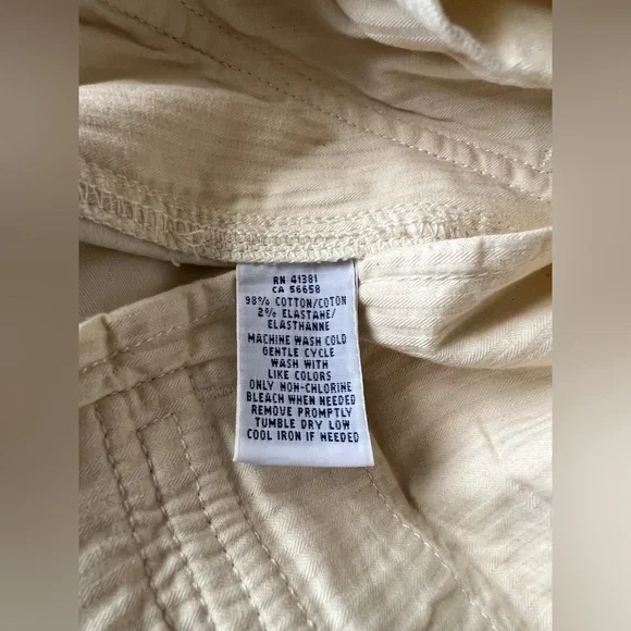 Polo by Ralph Lauren Cream Cargo Pants Relaxed Fit - Picture 11 of 13